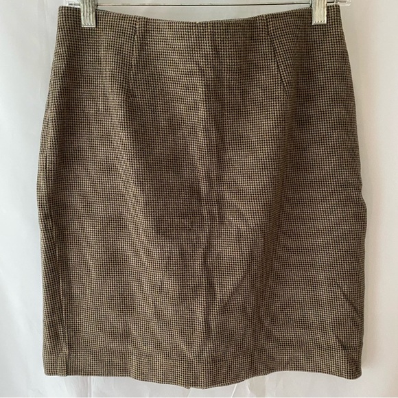J. Jill skirt Ponte pencil brown black SZ XS. Worn Once - Picture 2 of 10